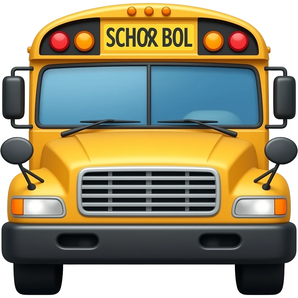 School Bus emoji