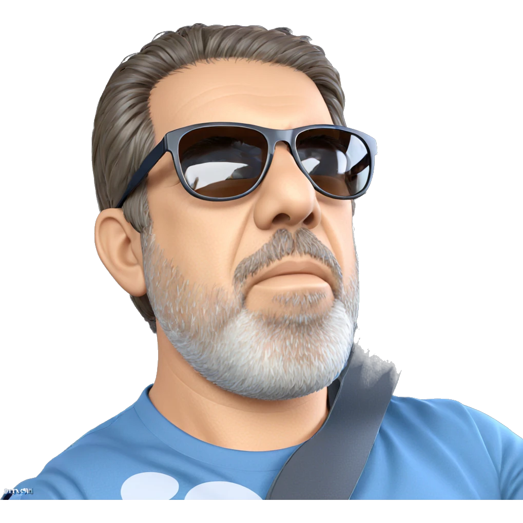 casual style with sunglasses emoji