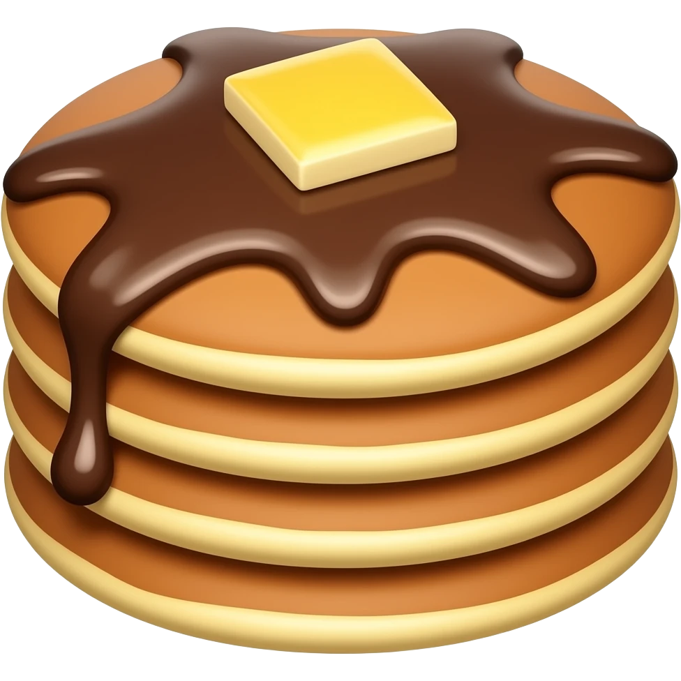 Chocolate Pancakes emoji