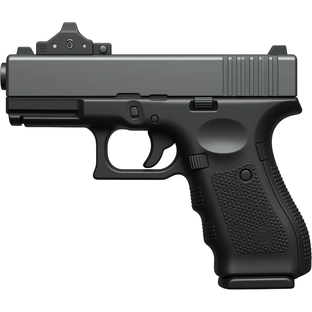 Glock with a lazer emoji
