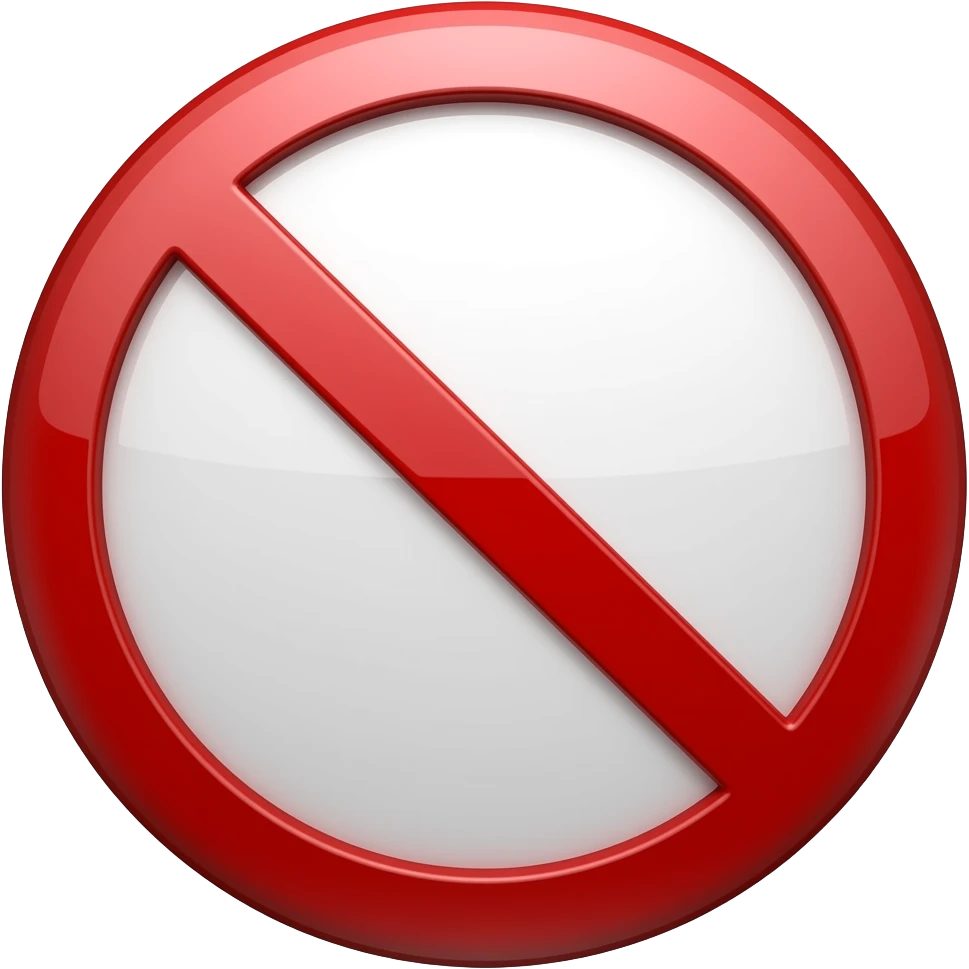 prohibited emoji