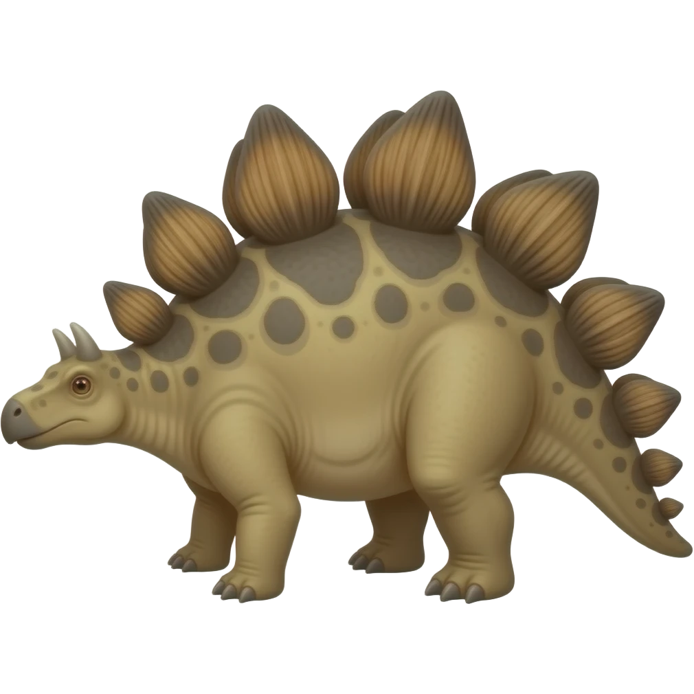 Stegosaurus with no legs emoji