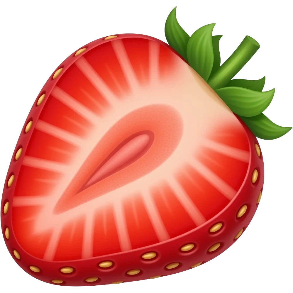 Elegante de fresa emoji