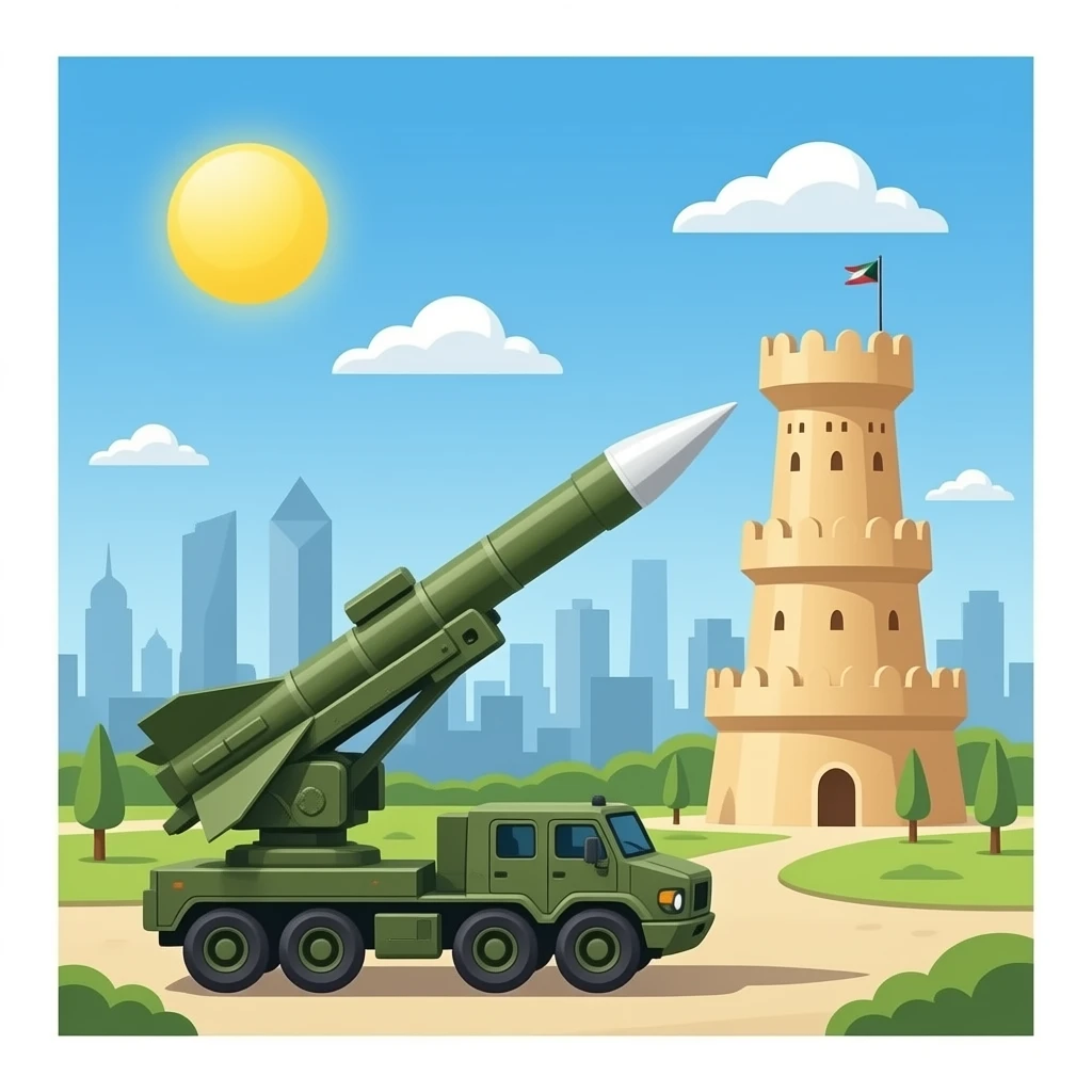 Patriot In kuwait towers emoji