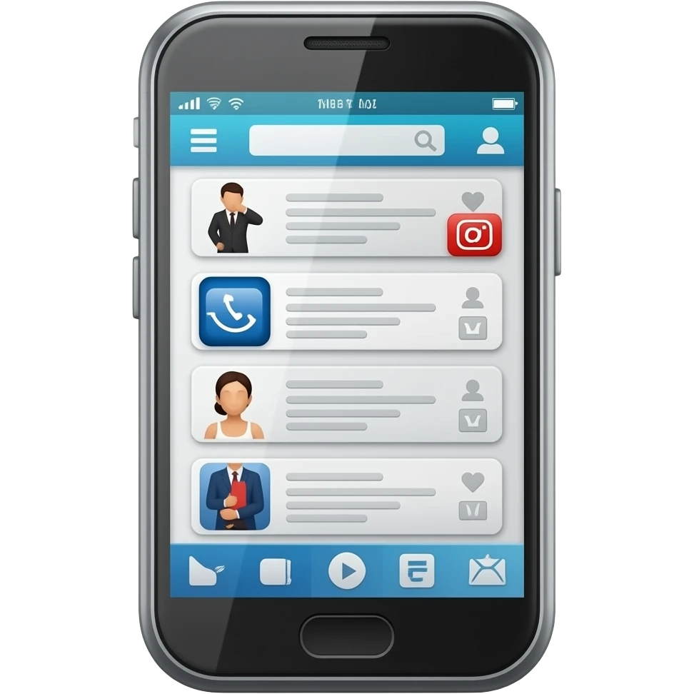 social media mobile emoji