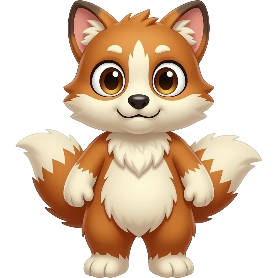 make this into a furry emoji