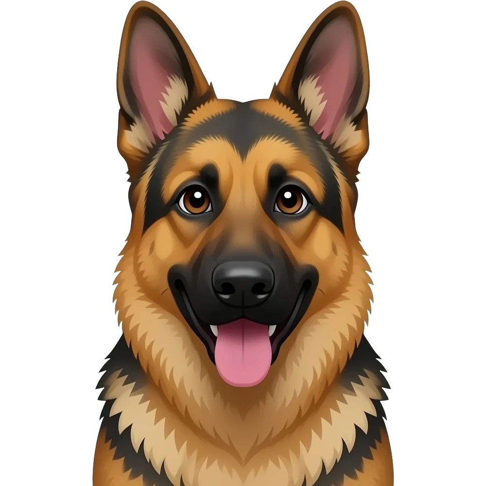 Miles Tails Power with gsd dog emoji