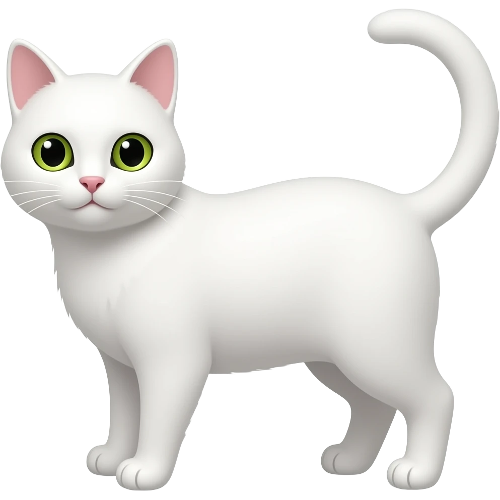 White cat emoji