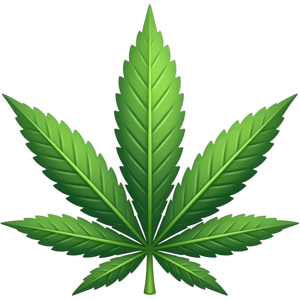 Hoja de mariguana emoji para pegar en una nota de Instagram en Android emoji