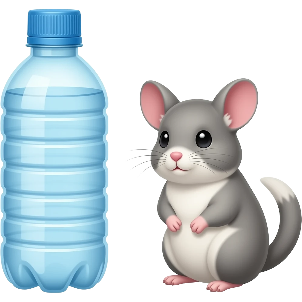 water bottle (for like a chinchilla cage) emoji
