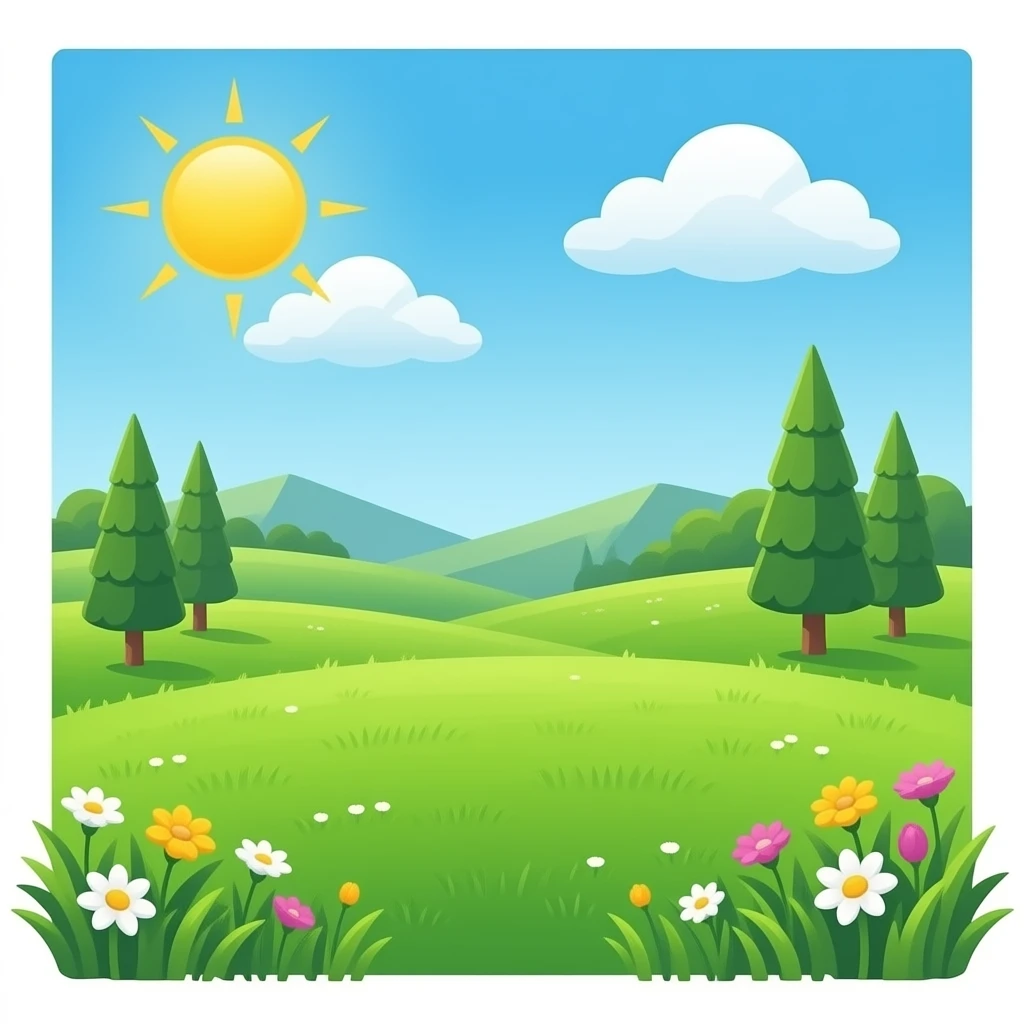 Square Grass patch emoji