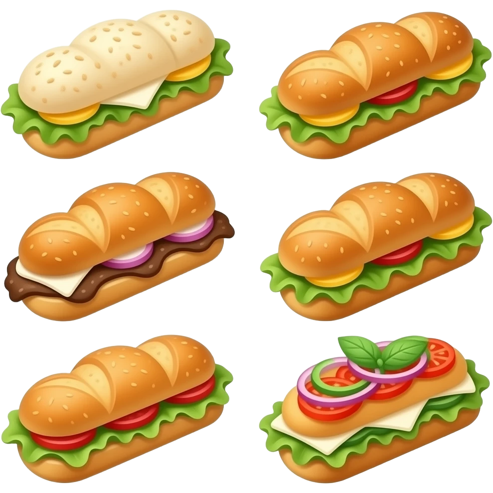 Canapés emoji