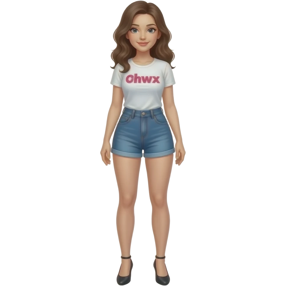 Sexy woman full body emoji