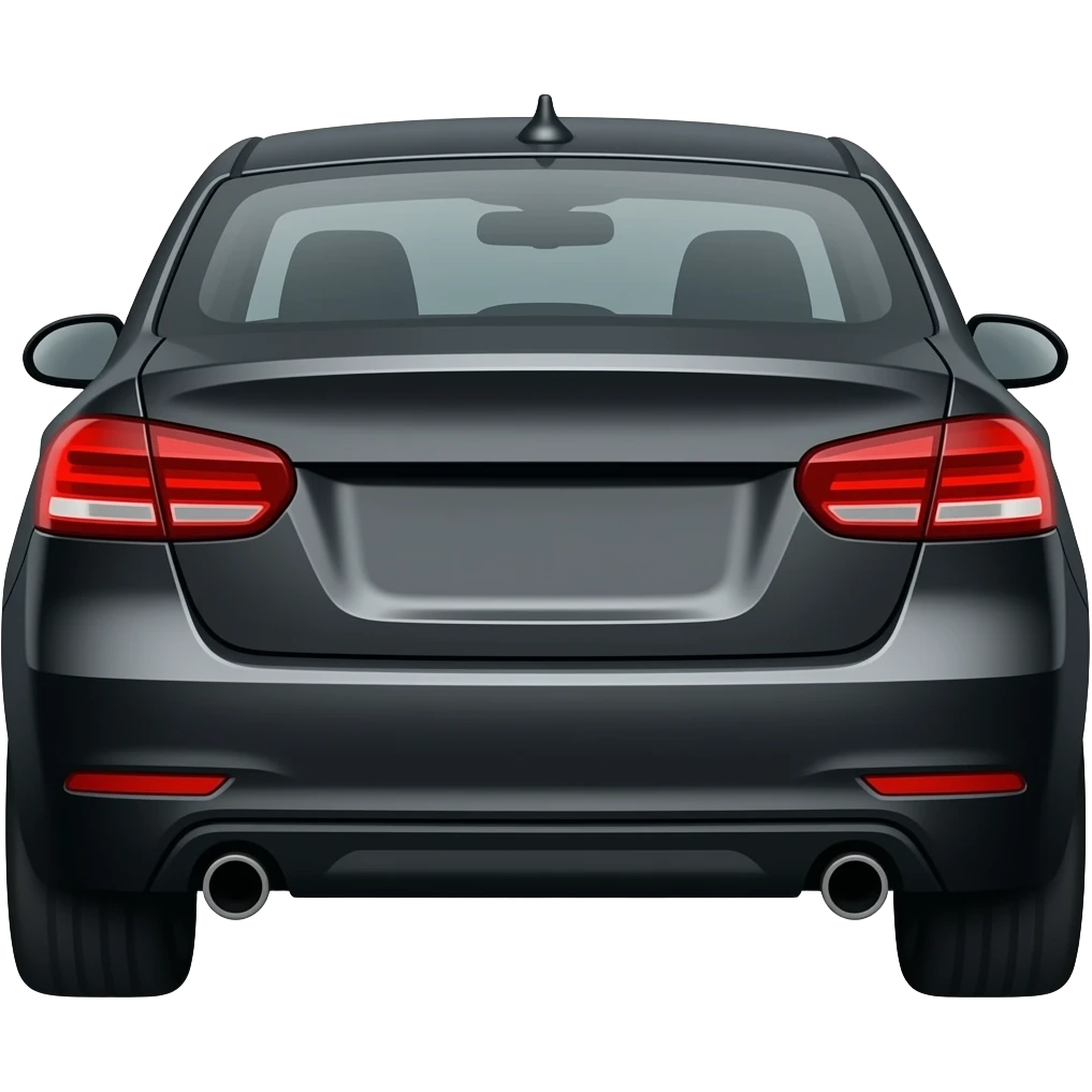 car back black emoji