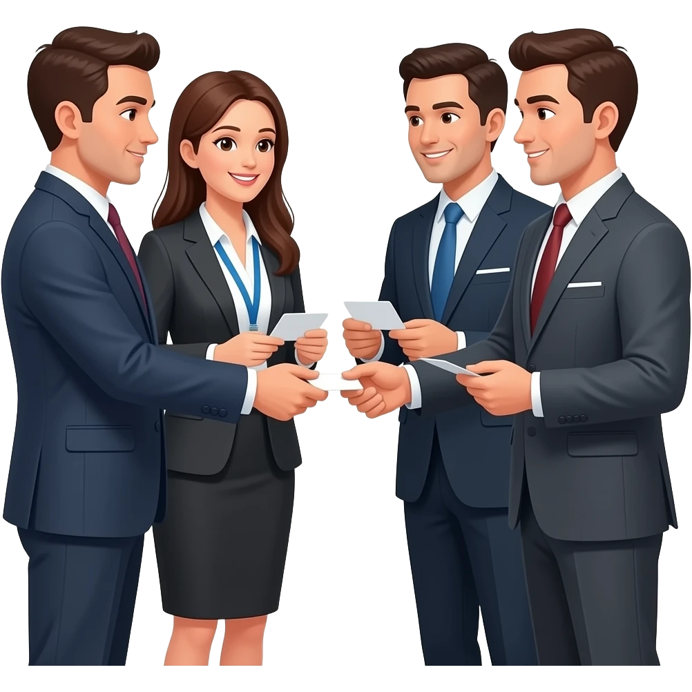 people networking emoji