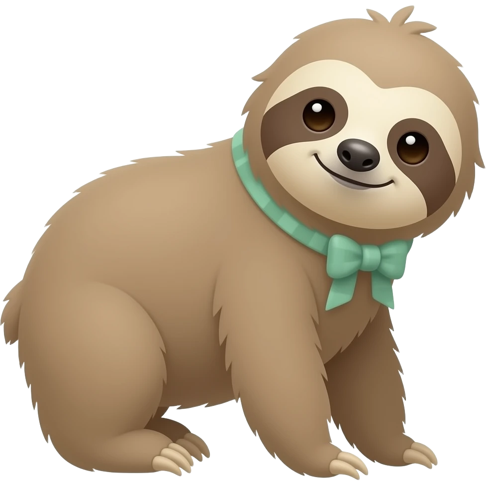 sloth MAKE 3 IN 1 COFFEE emoji