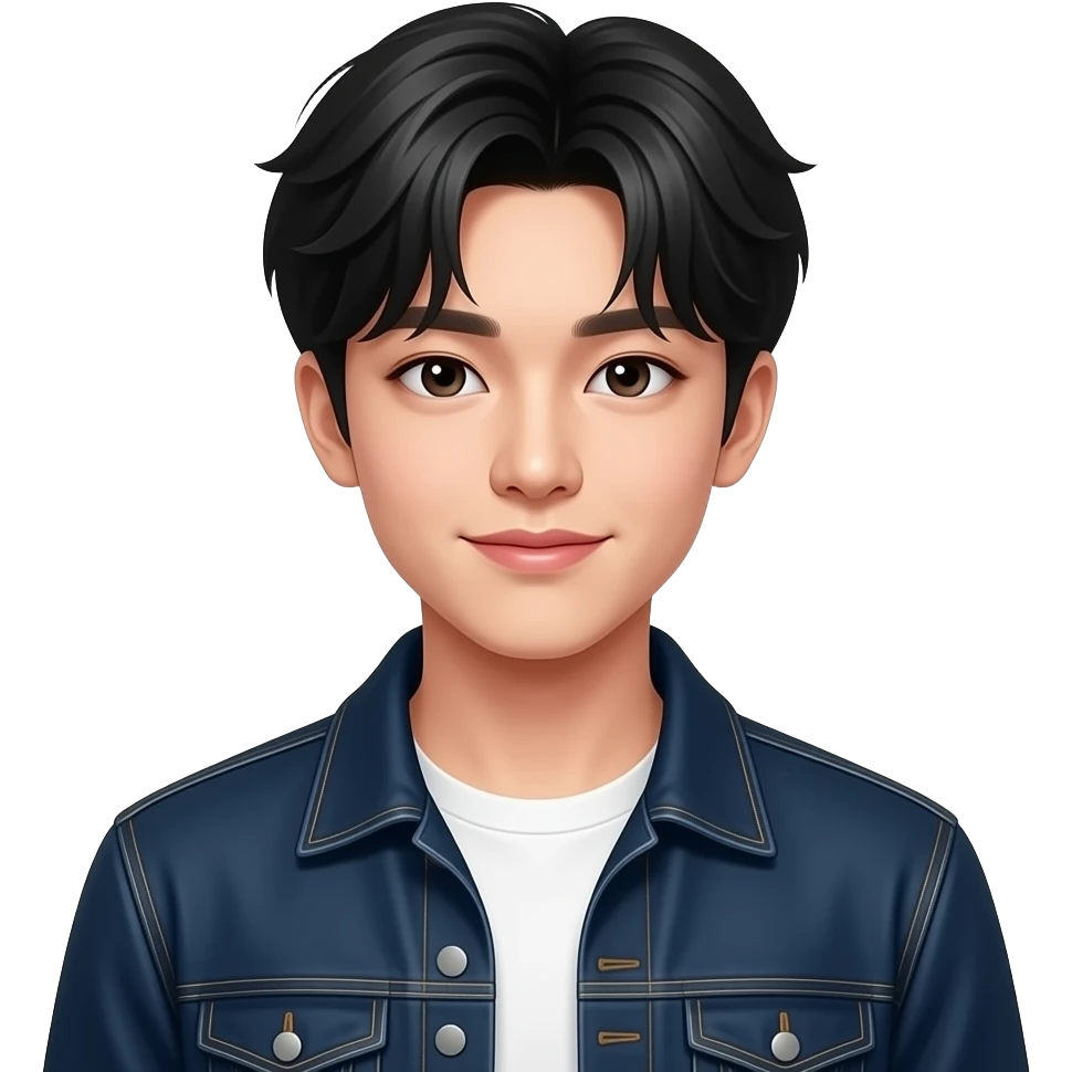 let's have a kpop idol, say Hyunjin from stray kids emoji