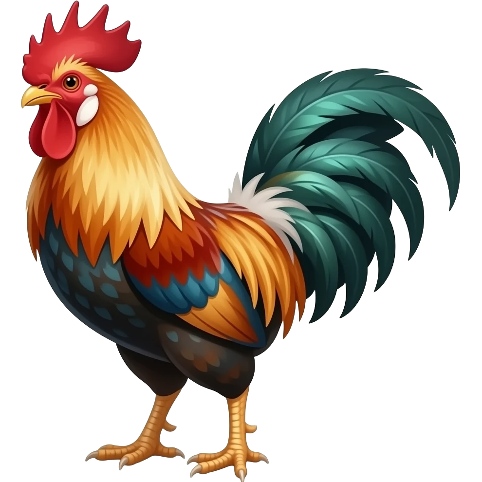 Fighting cock emoji