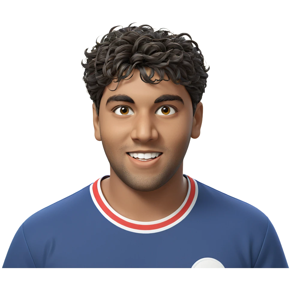 smiling boy in blue shirt emoji