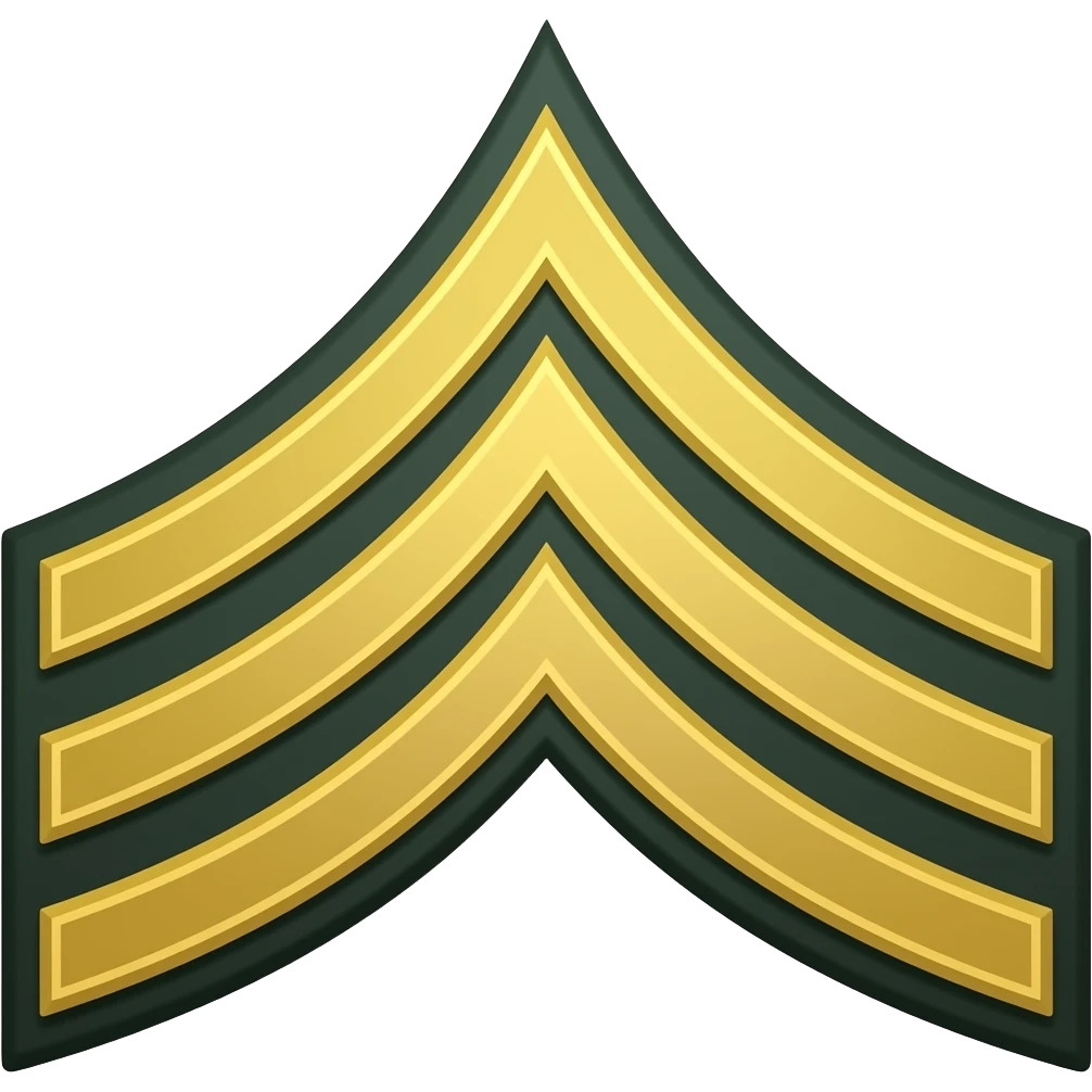 Make a USMC MAster sergeant rank insignia emoji