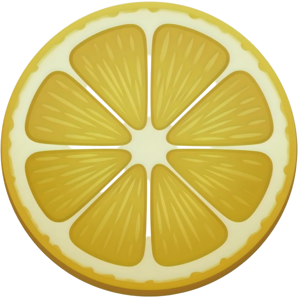 beyazlaşmış dilimi emoji