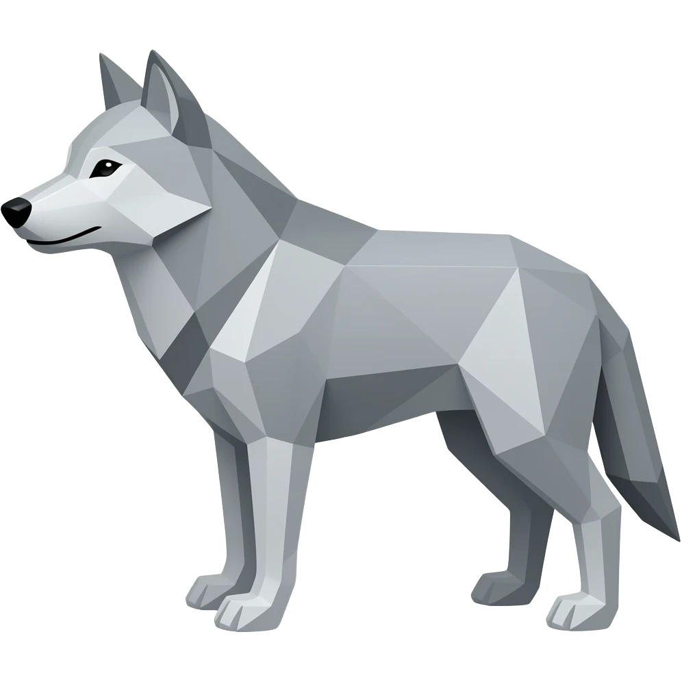 Apple design bodied wolf emoji