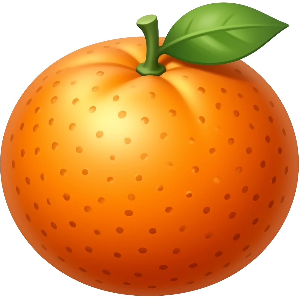 Orange fruit emoji