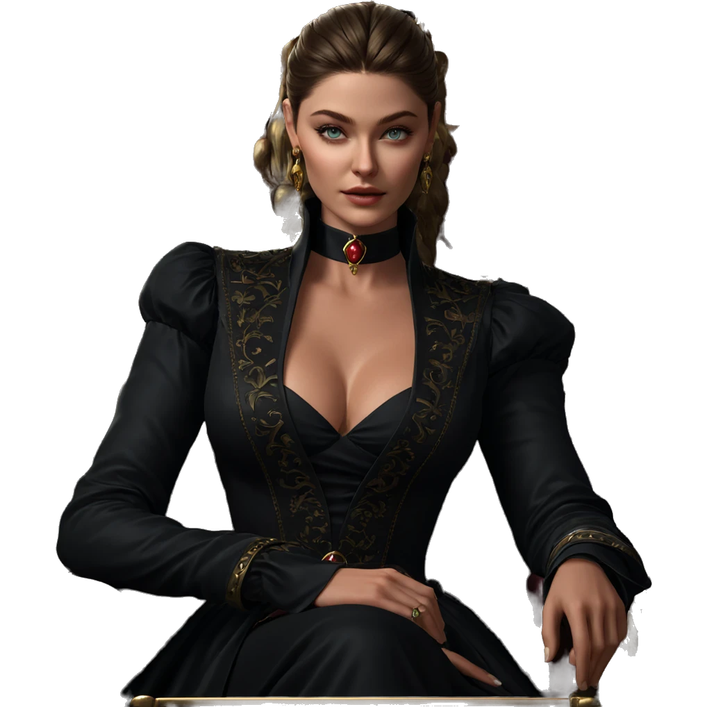 regal beauty on throne emoji