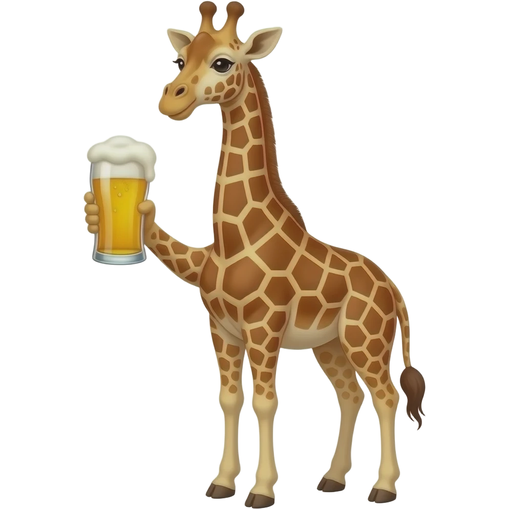 girafe bière emoji