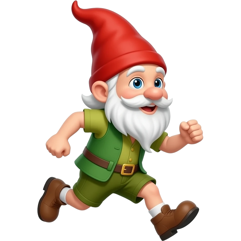 gnome running emoji