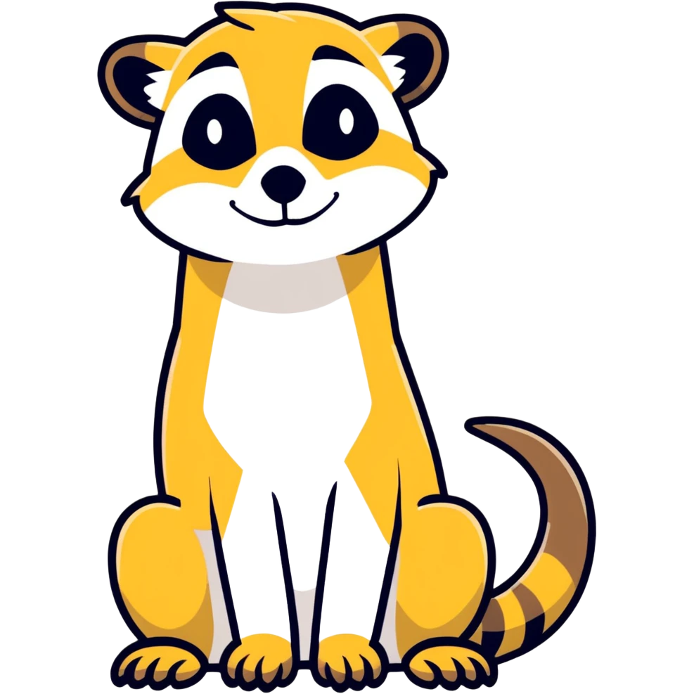 Dangon with a meerkat  emoji