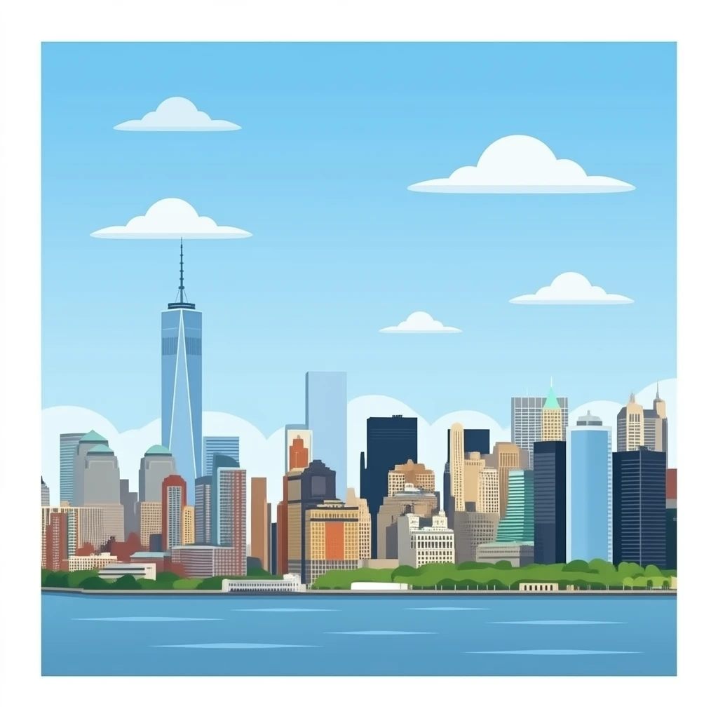 nyc skyline emoji
