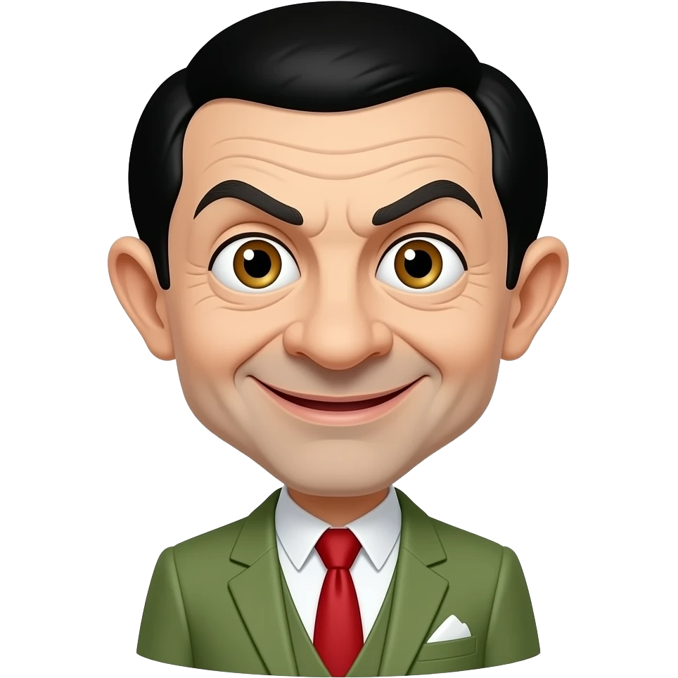 mr bean cartoon emoji