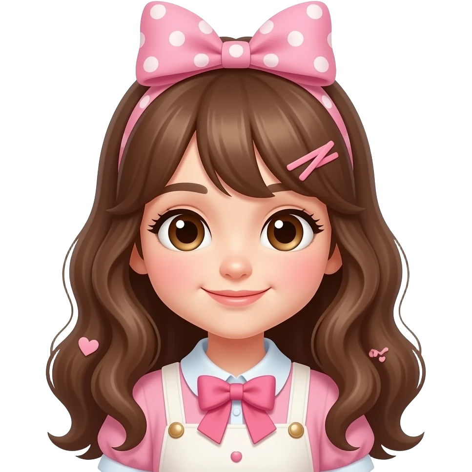 Cute bow coquette emoji
