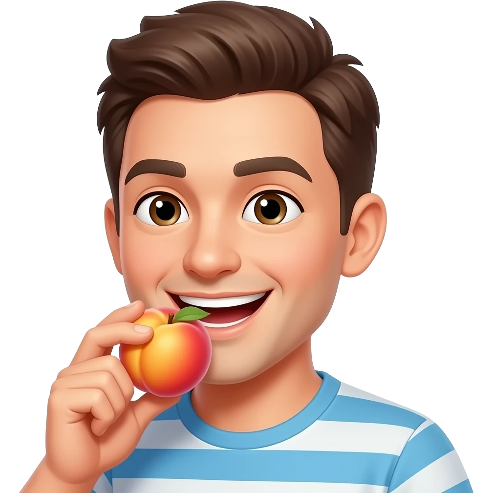 Eat 🍑😋 emoji