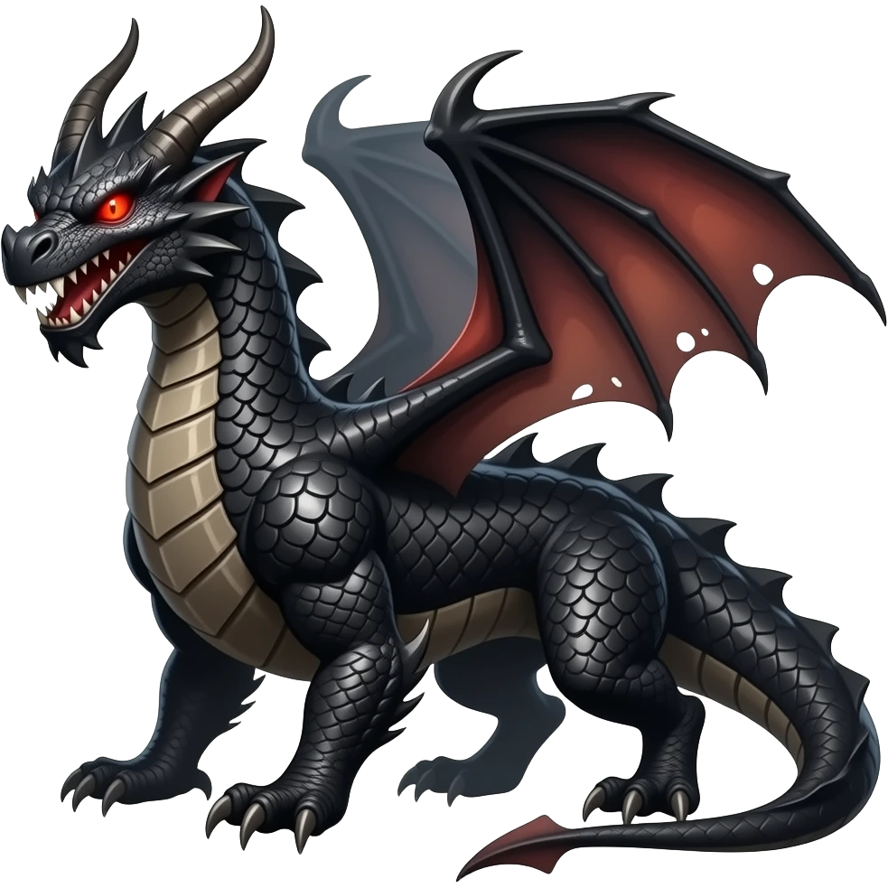 terror dragon fullbody emoji