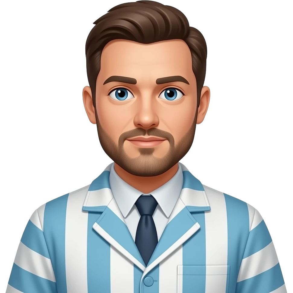 Man in straight jacket emoji