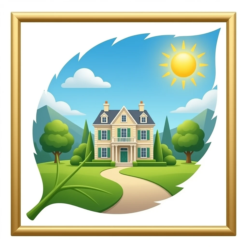 🌿 
🏠
I need those emojis to be gold framed luxurious elegant and sleek for a design luxury poster emoji