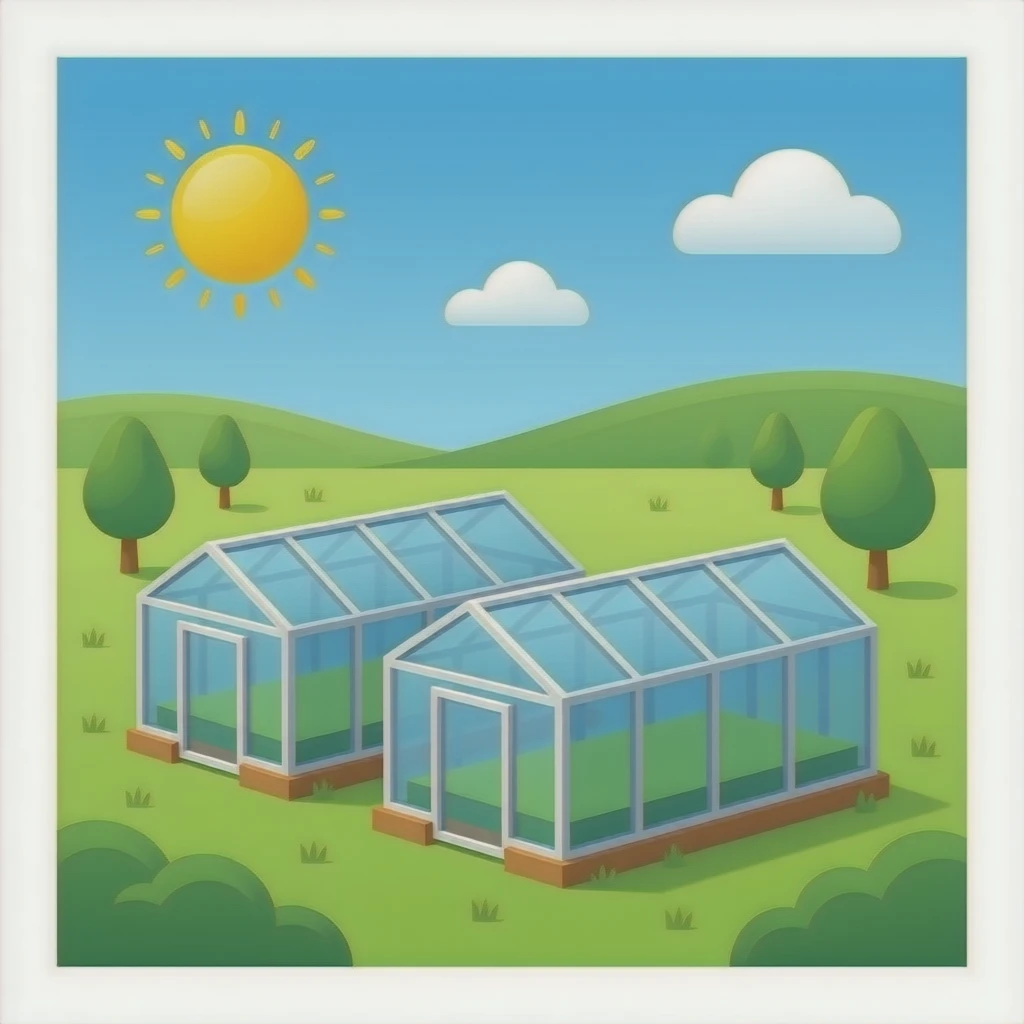 mobile clear shipping container greenhouses emoji