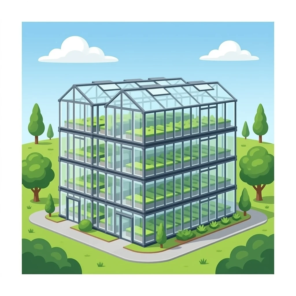 Stacking clear shipping container greenhouses optimizes vertical space, increasing productivity per square meter. emoji