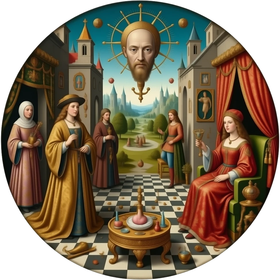 Hieronymus Bosch Allegory of medieval erotic Luxury emoji