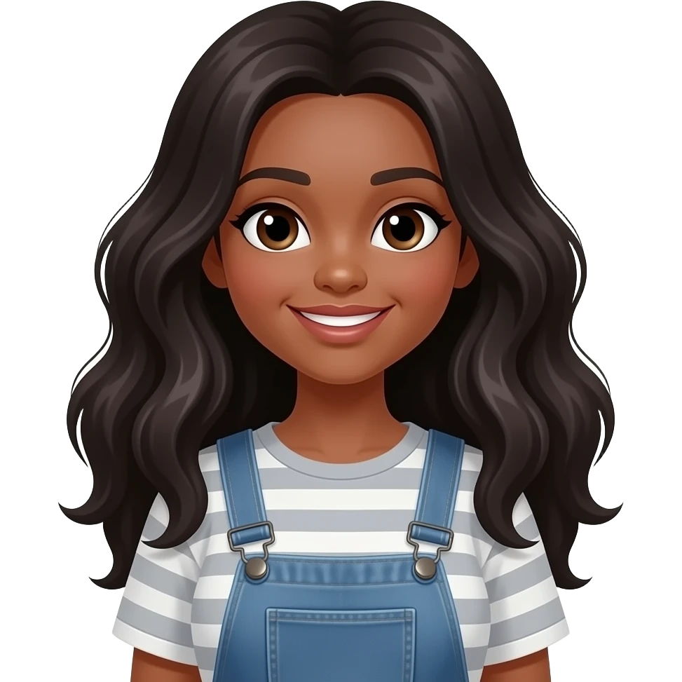 BLACK GIRL WITH HOUR GLASS FIGURE emoji