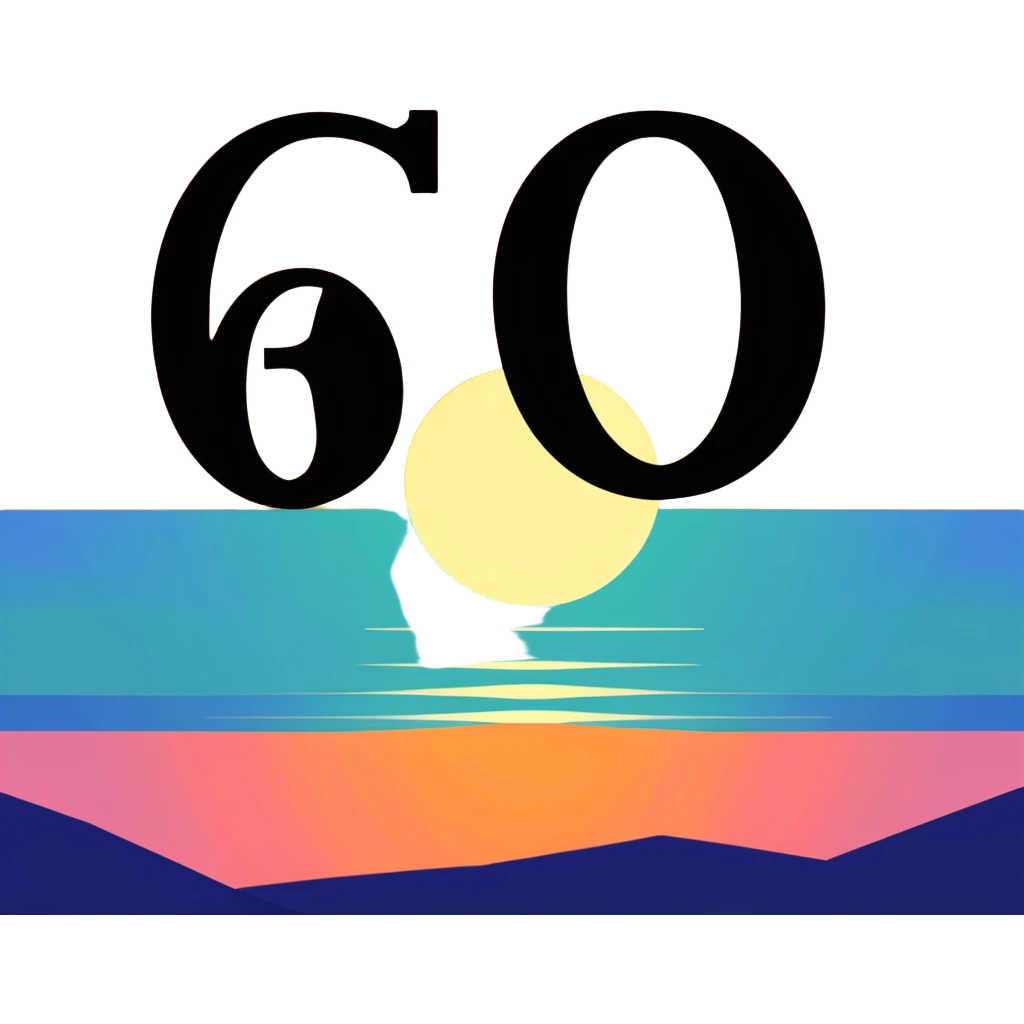 Letters 6 and 7 next to each other in the sunset emoji