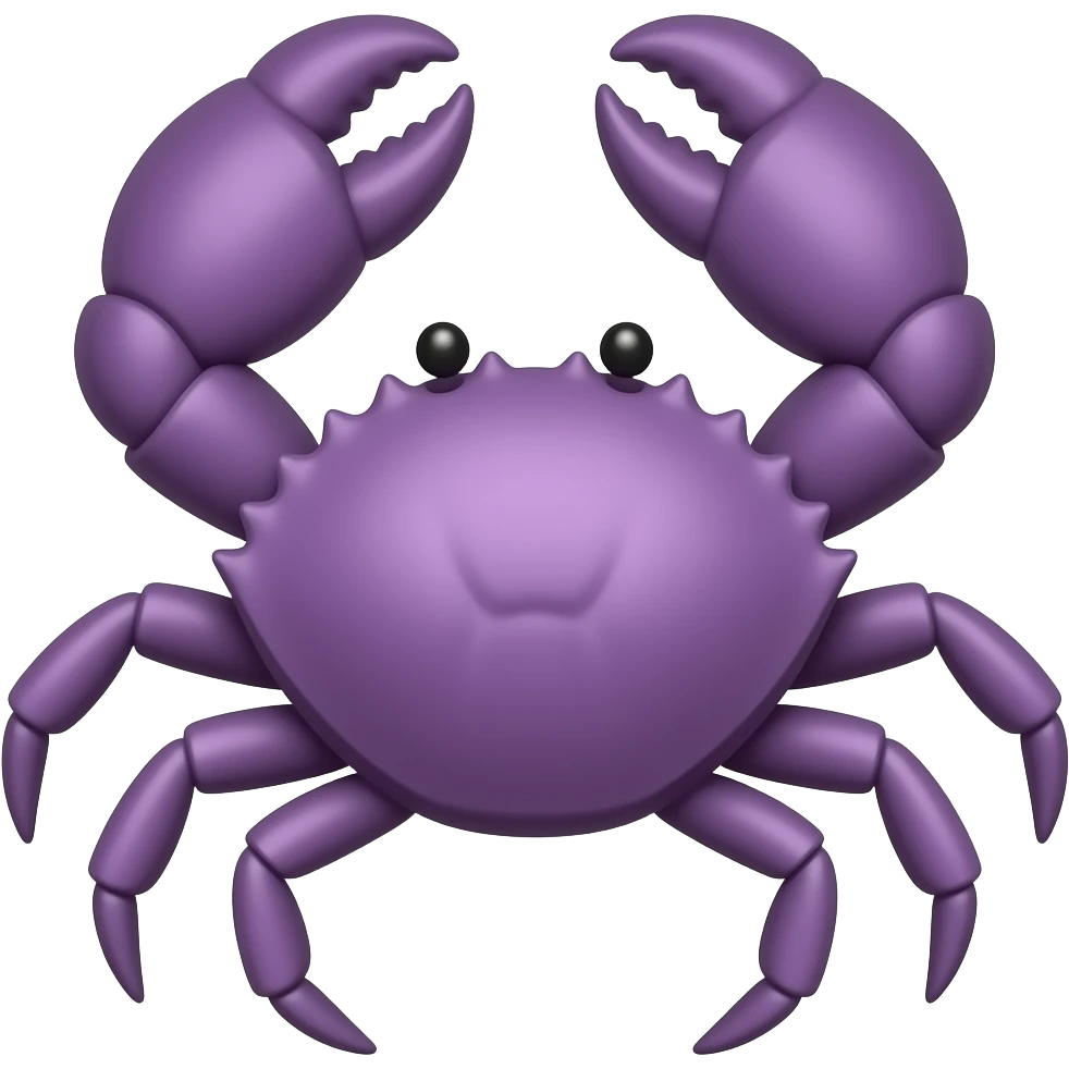 purplr crab emoji