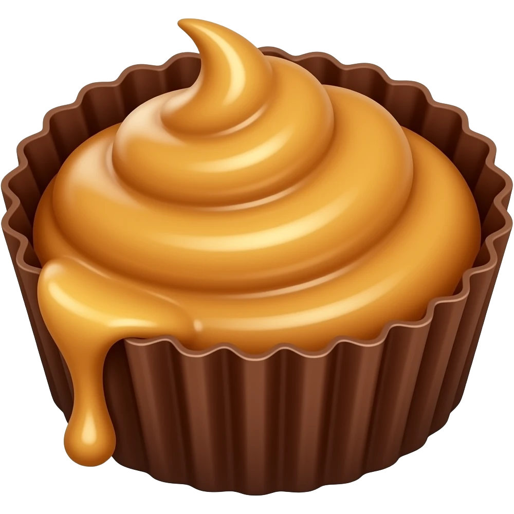 Peanut butter cup emoji