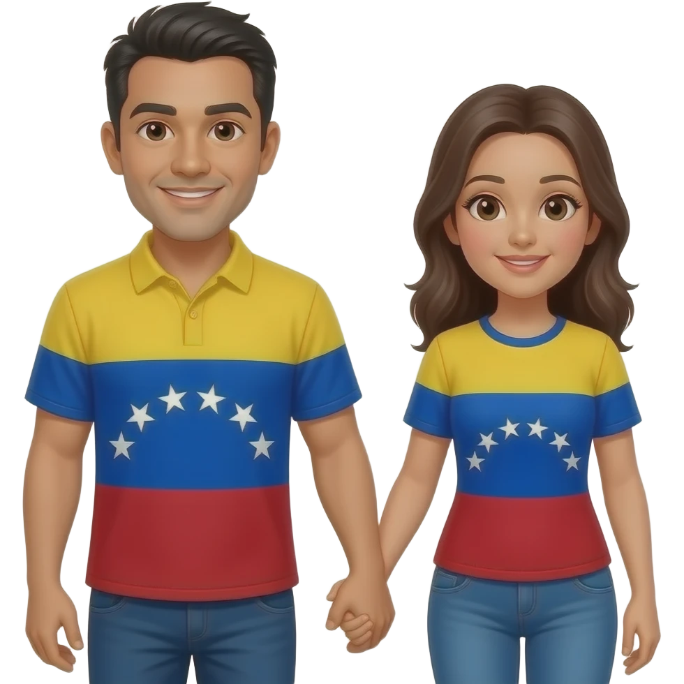 Hombre y mujer juntos venezuela agarrados de la mano emoji
