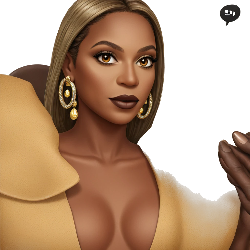 dark-skinned beauty with jewelry emoji