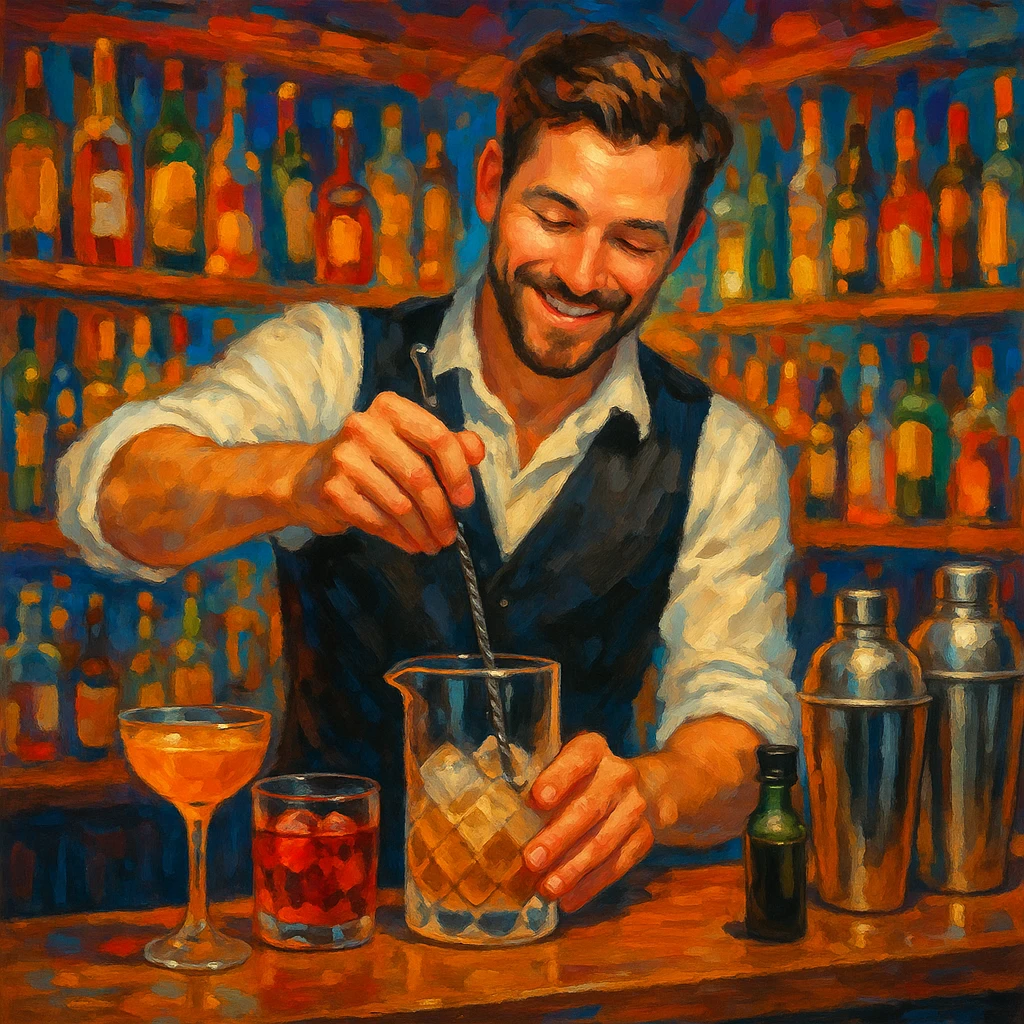bartender mixing drinks emoji