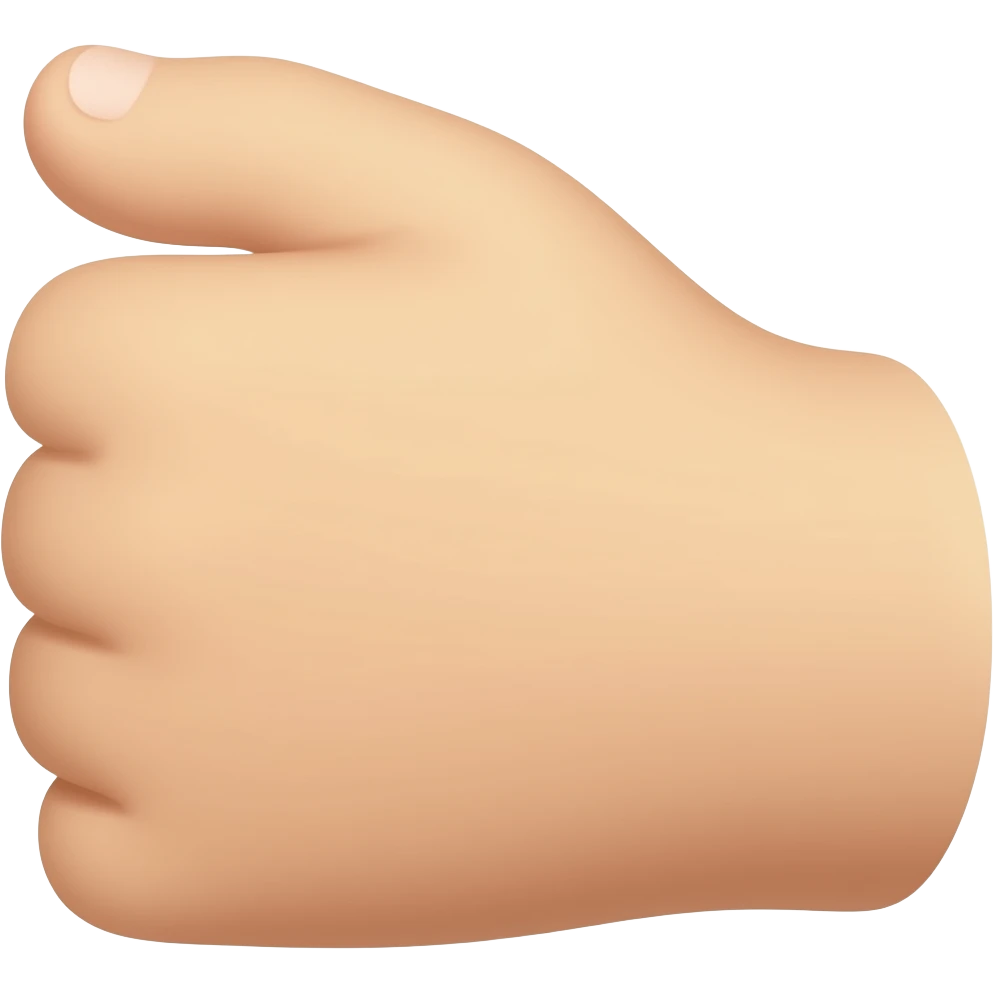 Yandan dirsek görüntüsü emoji