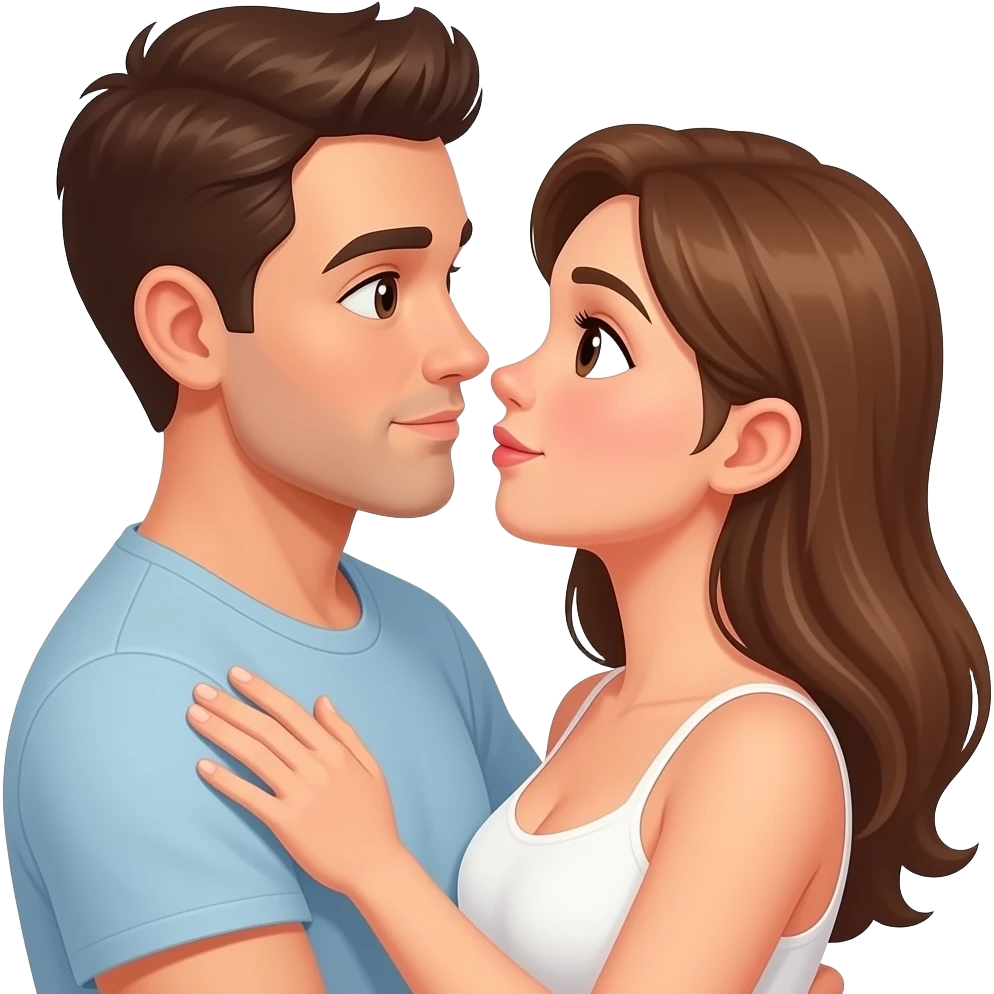 A man and woman having sex emoji